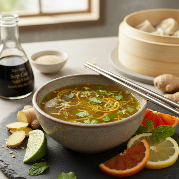 Zesty Citrus-Ginger Dipping Sauce recipe