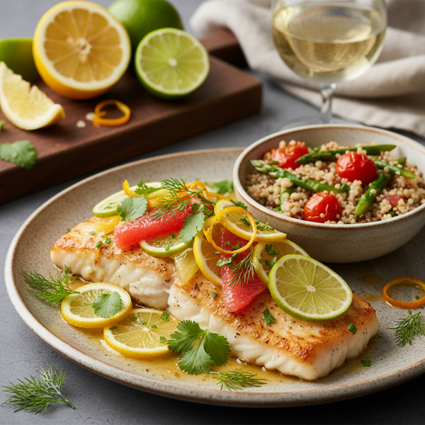 Zesty Citrus-Infused Halibut recipe