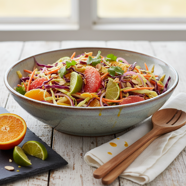 Zesty Citrus Coleslaw Delight recipe