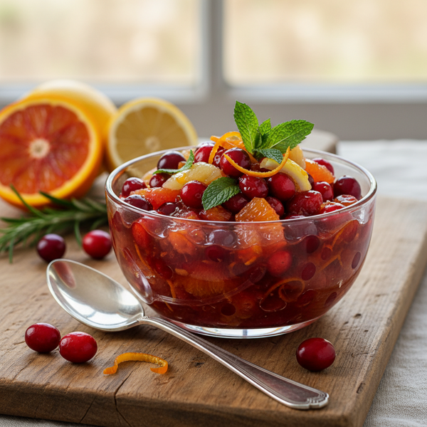 Zesty Citrus Cranberry Relish recipe