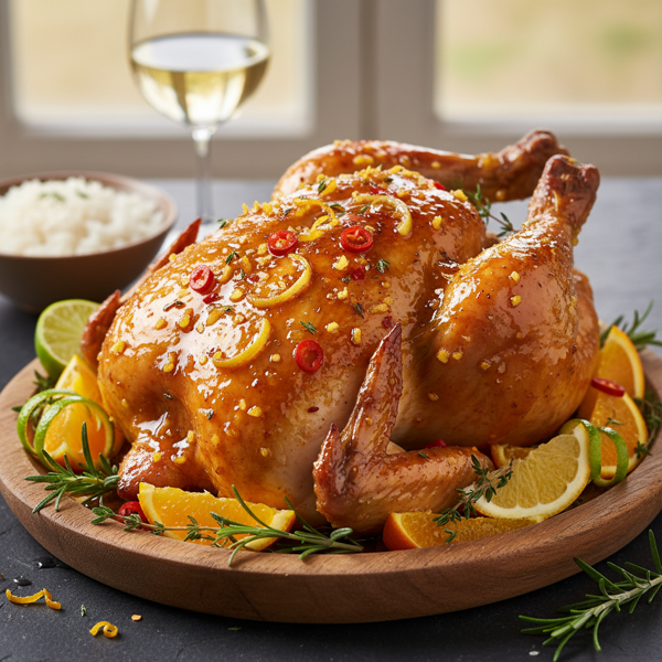 Zesty Citrus Ginger Glazed Chicken recipe