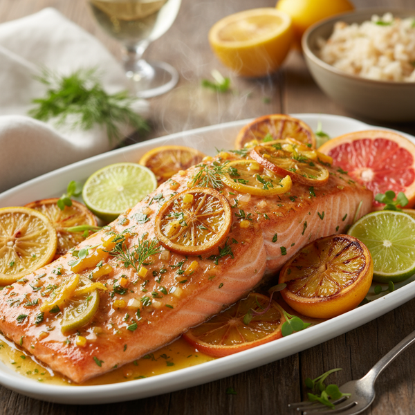 Zesty Citrus Glazed Salmon recipe