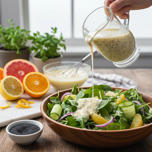 Zesty Citrus Poppy Seed Dressing recipe