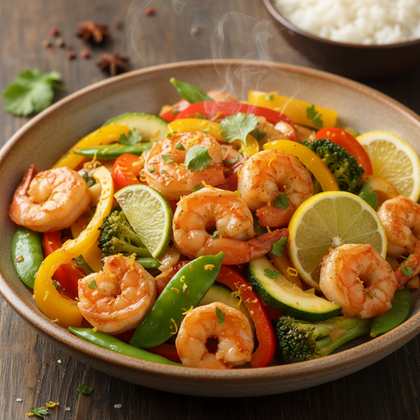 Zesty Citrus Shrimp Stir Fry recipe