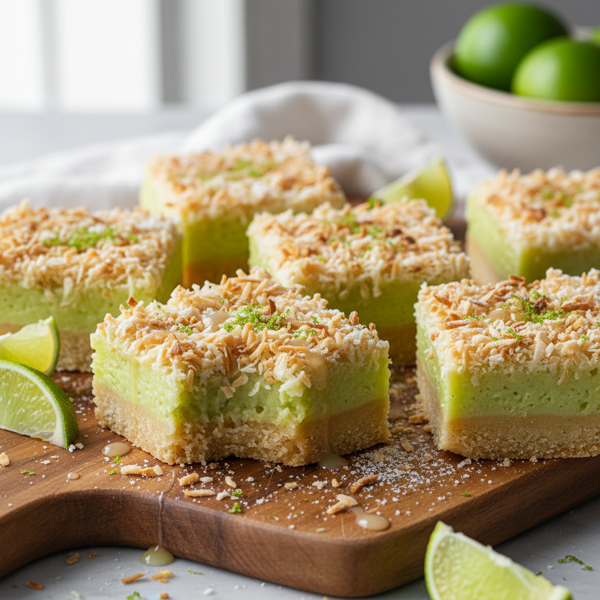 Zesty Coconut Lime Dream Bars recipe