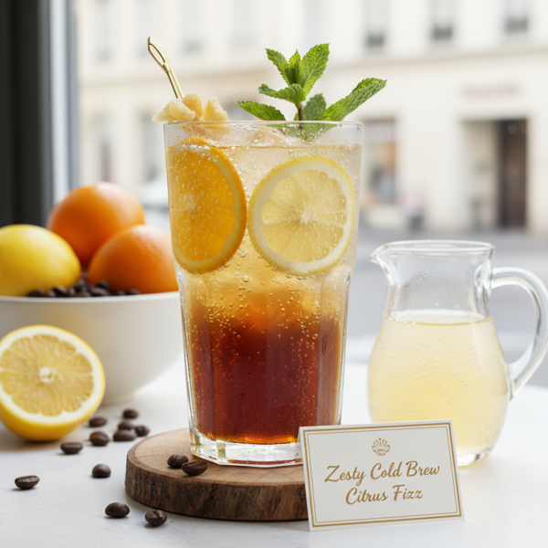 Zesty Cold Brew Citrus Fizz recipe