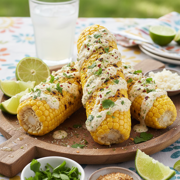 Zesty Cool Ranch Corn on the Cob recipe