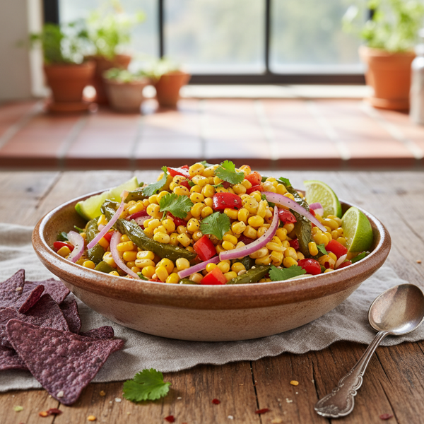 Zesty Corn and Pepper Salsa recipe