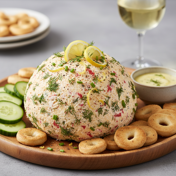 Zesty Crab Cheese Ball recipe