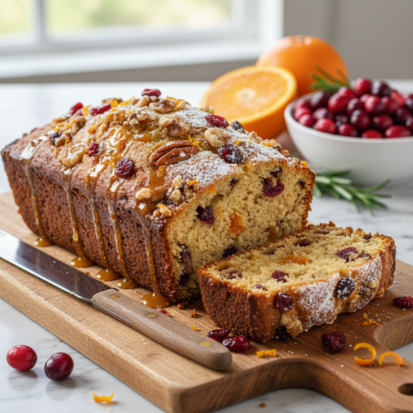Zesty Cranberry-Orange Nut Loaf recipe