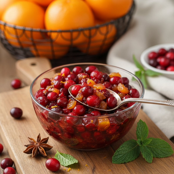 Zesty Cranberry-Orange Relish recipe