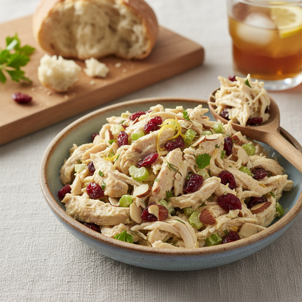 Zesty Cranberry Almond Chicken Salad recipe