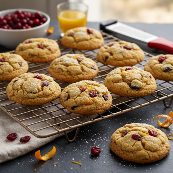 Zesty Cranberry Delight Cookies recipe