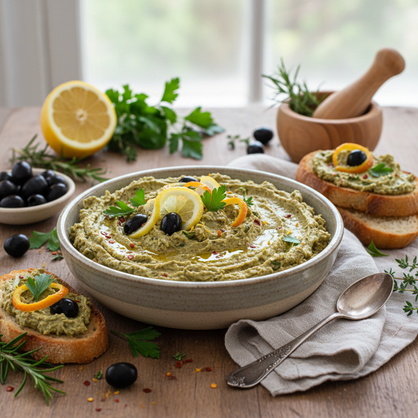 Zesty Creamy Black Olive Delight recipe