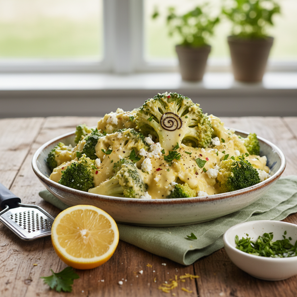 Zesty Creamy Broccoli Delight recipe