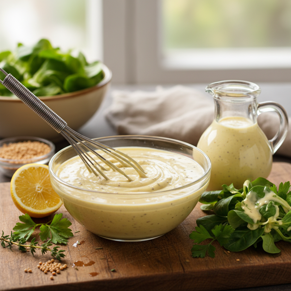 Zesty Creamy Dijon Dressing recipe