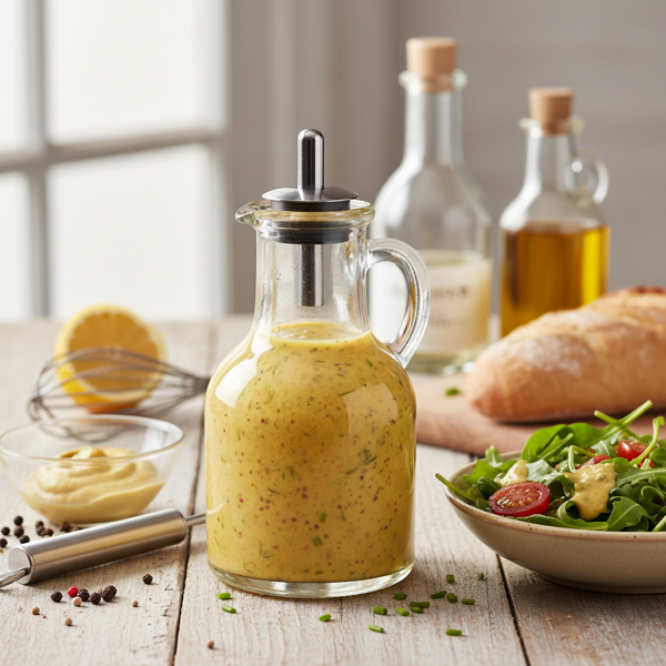 Zesty Creamy Mustard Vinaigrette recipe