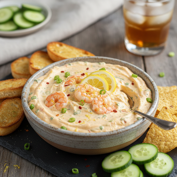 Zesty Creamy Shrimp Dip recipe