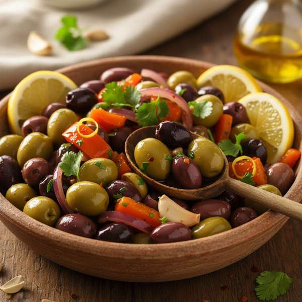 Zesty Creole Olive Medley recipe