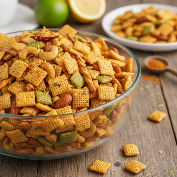 Zesty Crispix Crunch Mix recipe