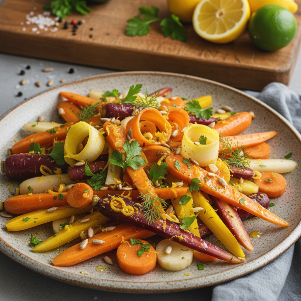Zesty Crunchy Carrot Medley recipe