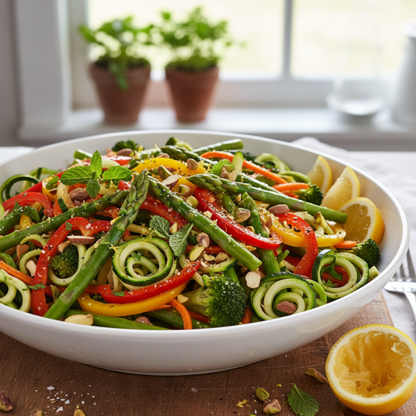 Zesty Crunchy Veggie Medley recipe