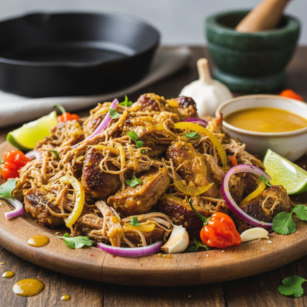 Zesty Cuban Mojo Shredded Pork recipe