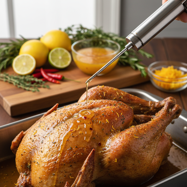 Zesty Deep-Fried Turkey Marinade Injector recipe