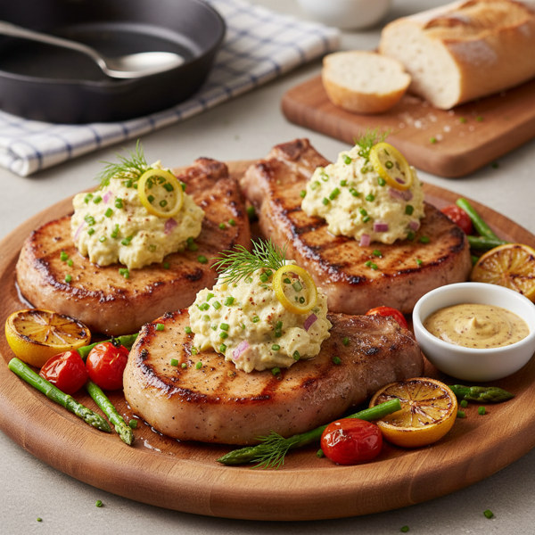 Zesty Deviled Pork Chops recipe