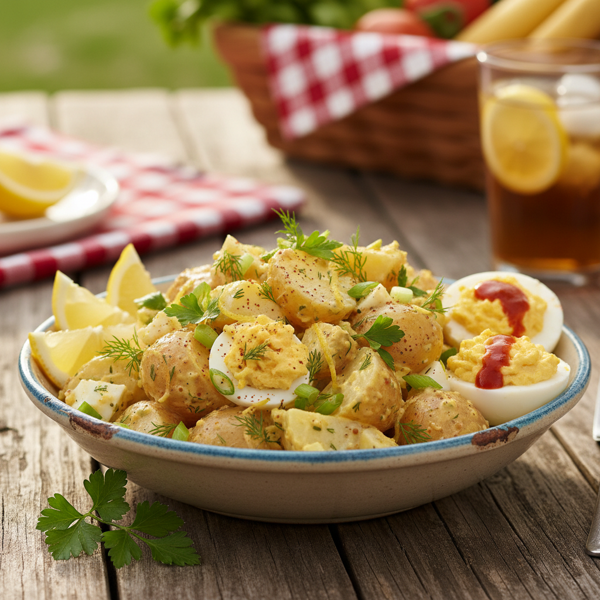 Zesty Deviled Potato Salad recipe