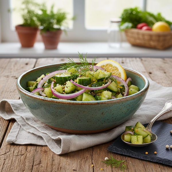 Zesty Dill Cucumber Relish recipe