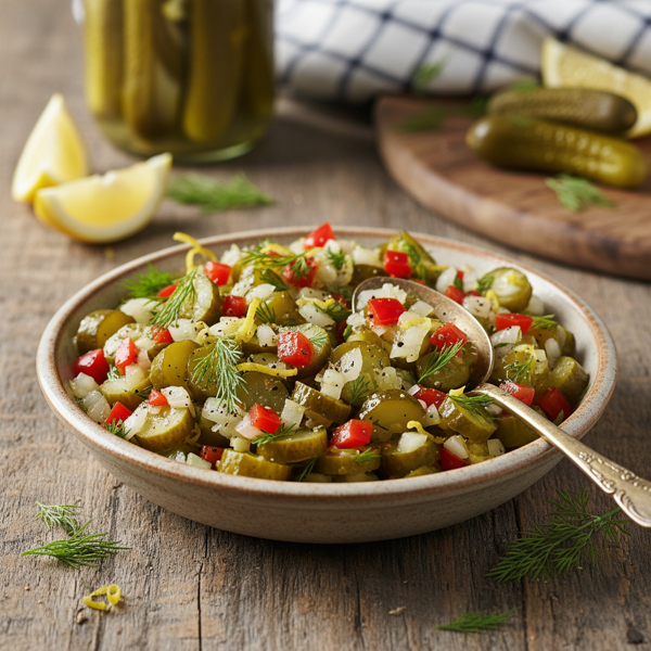 Zesty Dill Pickle Relish Delight recipe