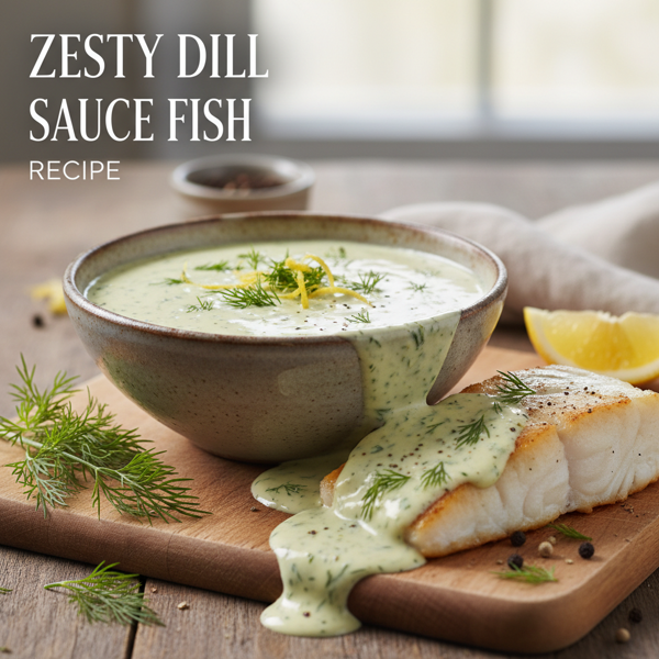 Zesty Dill Sauce for Fish recipe