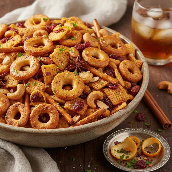 Zesty Double-Seasoned Crunch Mix recipe