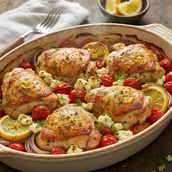 Zesty Feta Chicken Bake recipe