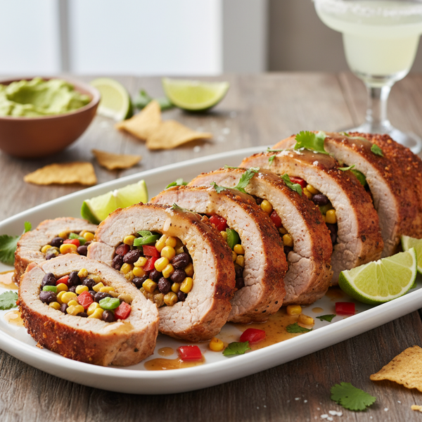 Zesty Fiesta-Stuffed Pork Tenderloin recipe