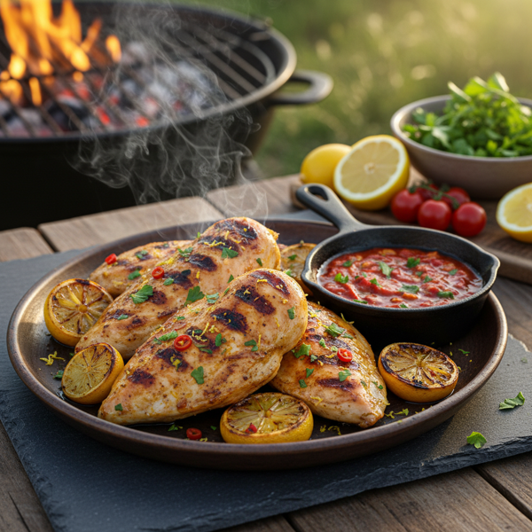 Zesty Flame-Grilled Skinless Chicken Delight recipe