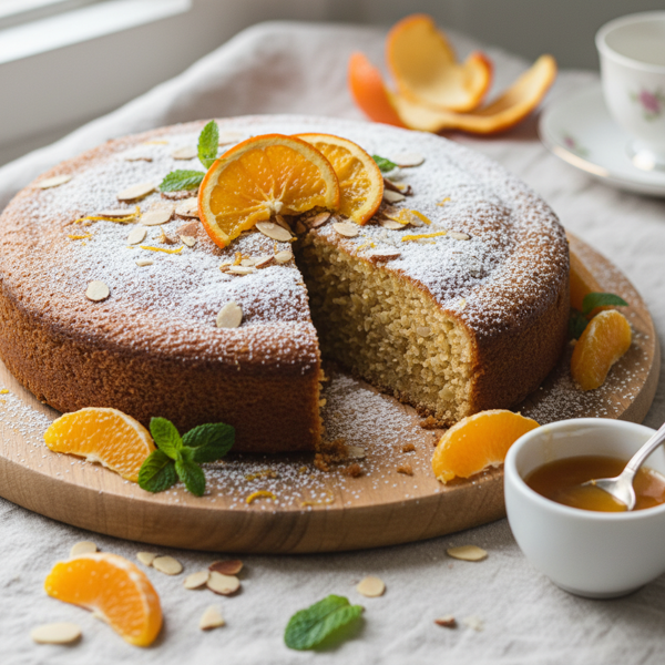 Zesty Flourless Almond and Orange Delight recipe