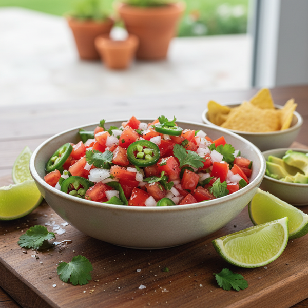 Zesty Fresh Pico De Gallo recipe