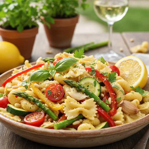 Zesty Garden Pasta Delight recipe