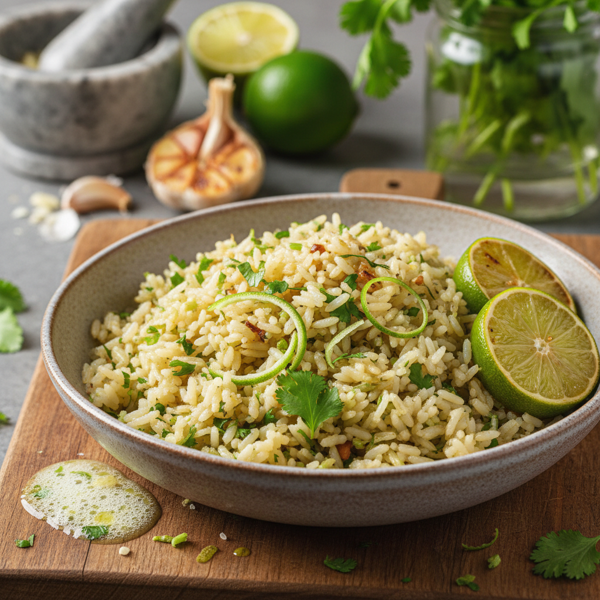 Zesty Garlic-Lime Rice recipe