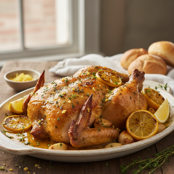 Zesty Garlic Lemon Chicken Delight recipe