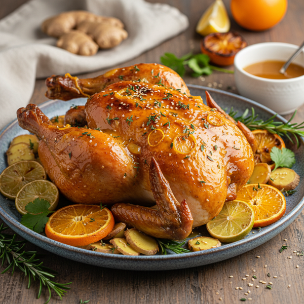 Zesty Ginger Citrus Chicken Delight recipe
