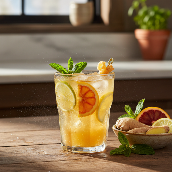 Zesty Ginger Citrus Cooler recipe