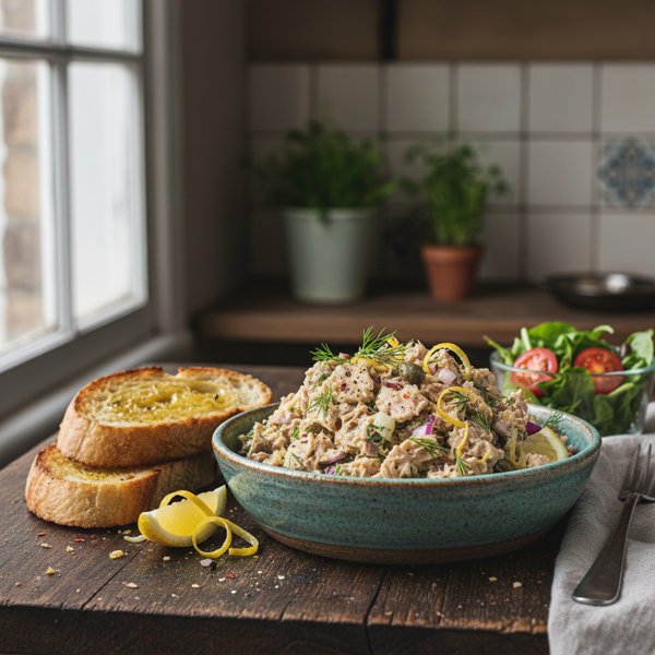 Zesty Gourmet Tuna Salad recipe