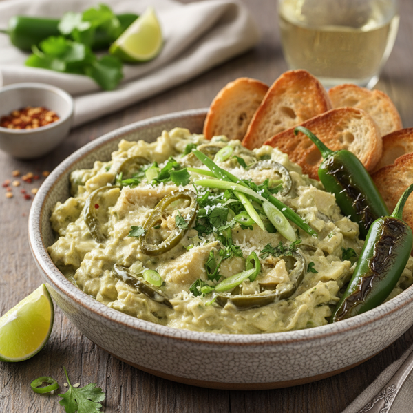 Zesty Green Chili Artichoke Delight recipe