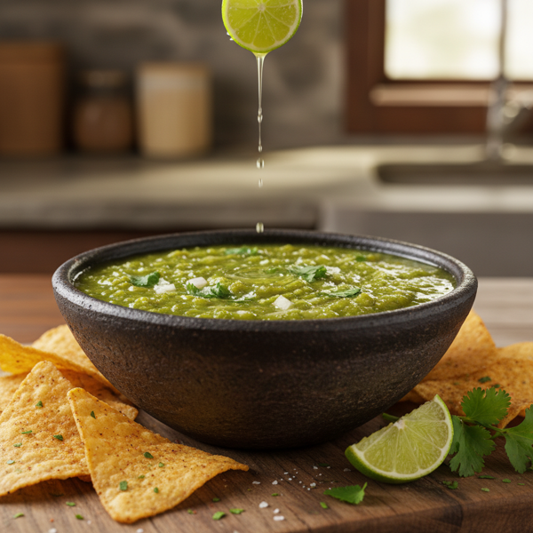 Zesty Green Tomatillo Salsa Verde recipe