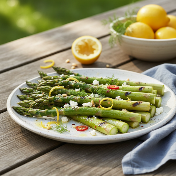 Zesty Grilled Asparagus Delight recipe