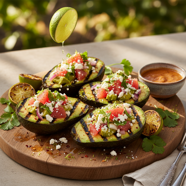 Zesty Grilled Avocado Delight recipe