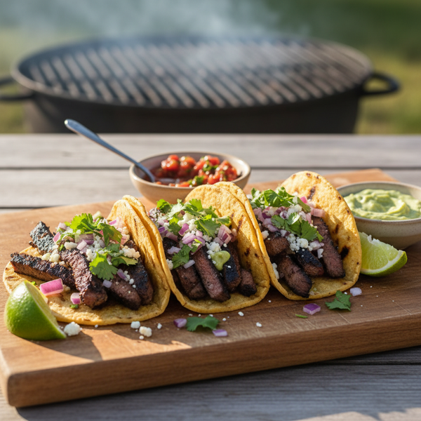 Zesty Grilled Carne Asada Tacos recipe